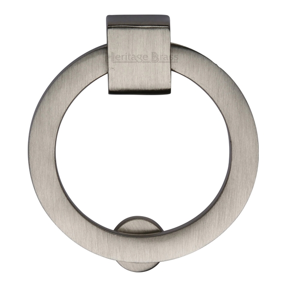 C6321 63-SN • 63mm Ø • Satin Nickel • Heritage Brass Modern Round Cabinet Drop Handle